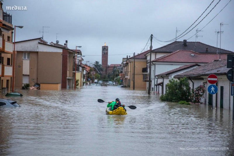  В Италии из берегов вышли более 20 рек, есть жертвы. ФОТО 