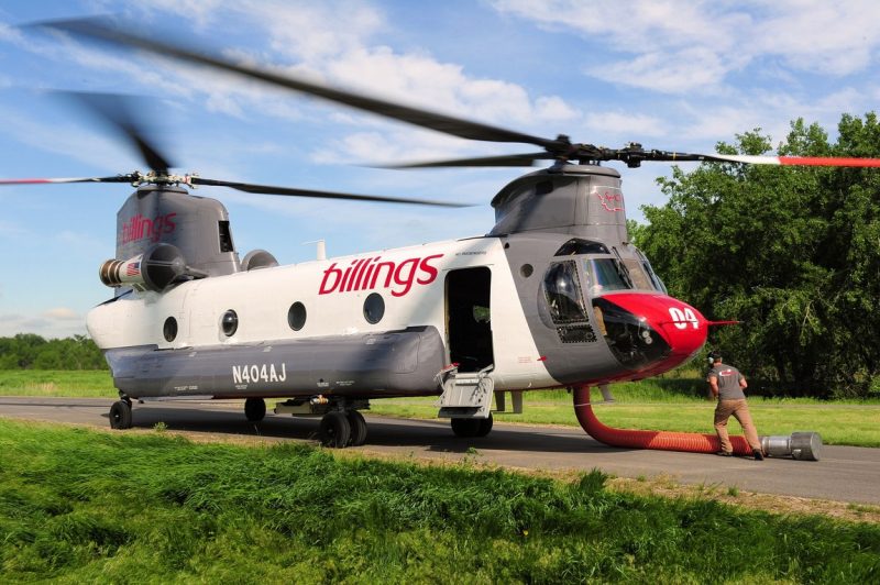 CH-47D Chinook приватної компанії Billings Flying Services, зображення ілюстративне, наводить Scramble.nl