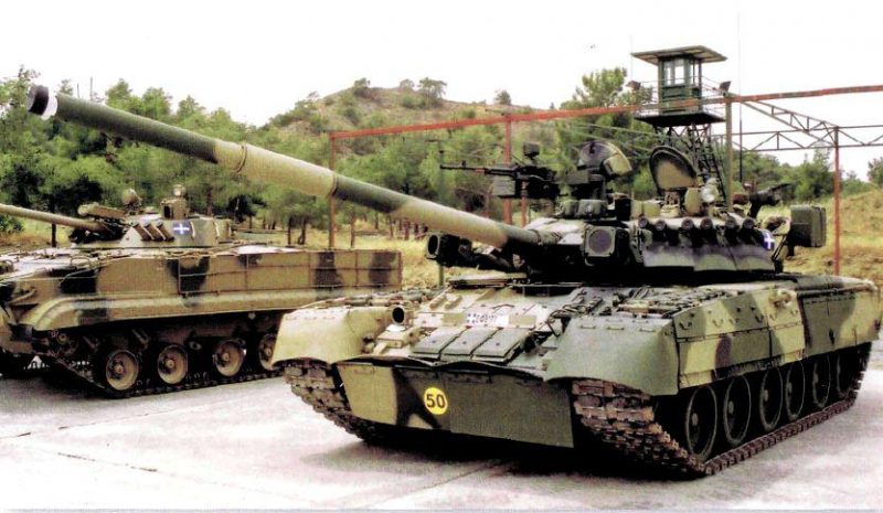 БМП-3 і Т-80УК Національної гвардії Кіпру, архівне зображення з відкритих джерел