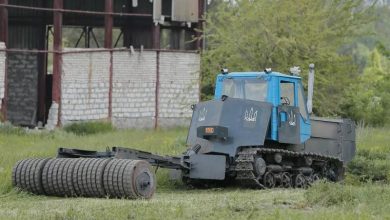 Машина для розмінування на базі трактора ХТЗ: Фото Олег Синєгубов