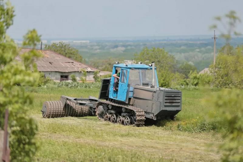 Машина для розмінування на базі трактора ХТЗ: Фото Олег Синєгубов