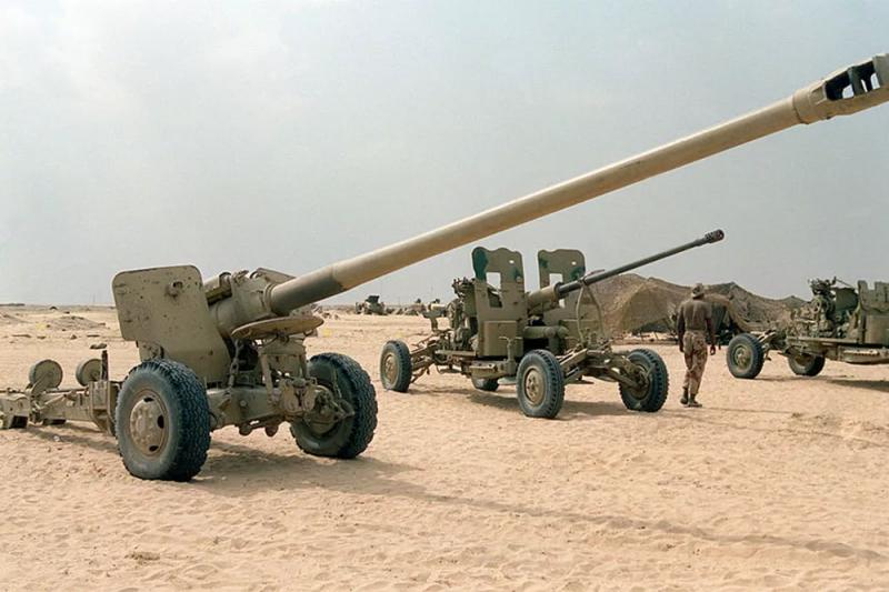 130-мм гармата М-46 сирійських військ, ілюстративне фото з відкритих джерел