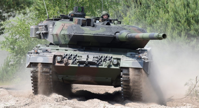 Німецький танк Leopard 2A7+, фото ілюстративне, джерело – Krauss-Maffei Wegmann