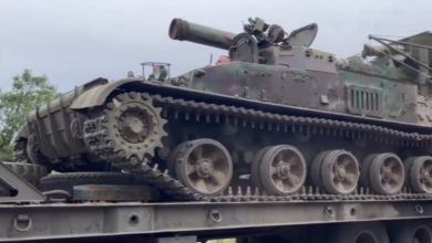 САУ 2С4 "Тюльпан", яка була передана від підрозділів ПВК "Вагнер" до кадрових підрозділів армії РФ, липень 2023 року, стоп-кадр відео із соцмереж