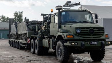 Перевезення БТР M113 ЗС Литви для України. Фото: Міноборони Литви