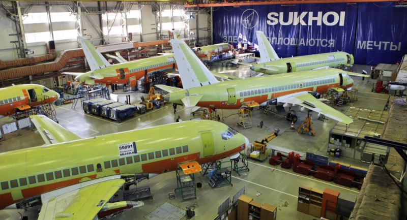 Виробництво Sukhoi Superjet 100 у 2015 році