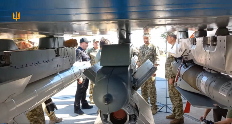 Адаптований під JDAM-ER наш МіГ-29, серпень 2023 року, стоп-кадр з офіційного відео Повітряних Сил України
