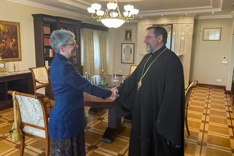 Глава УГКЦ зустрівся з новим послом Канади в Україні