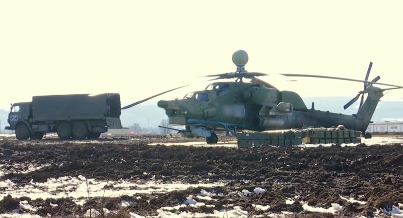 Російській Ми-28 у війні проти України, фото з відкритих джерел