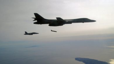 Пуск крилатої ракети AGM-158 LRASM із бомбардувальника B-1B Lancer, ілюстративне фото від Lockheed Martin