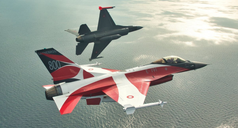 Данські F-16, фото — Flyvevåbnet