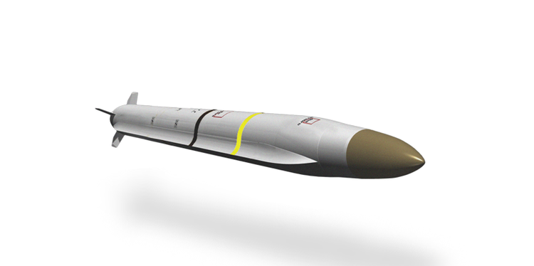Художня візуалізація ракети SiAW (Stand-in Attack Weapon), зображення — Northrop Grumman