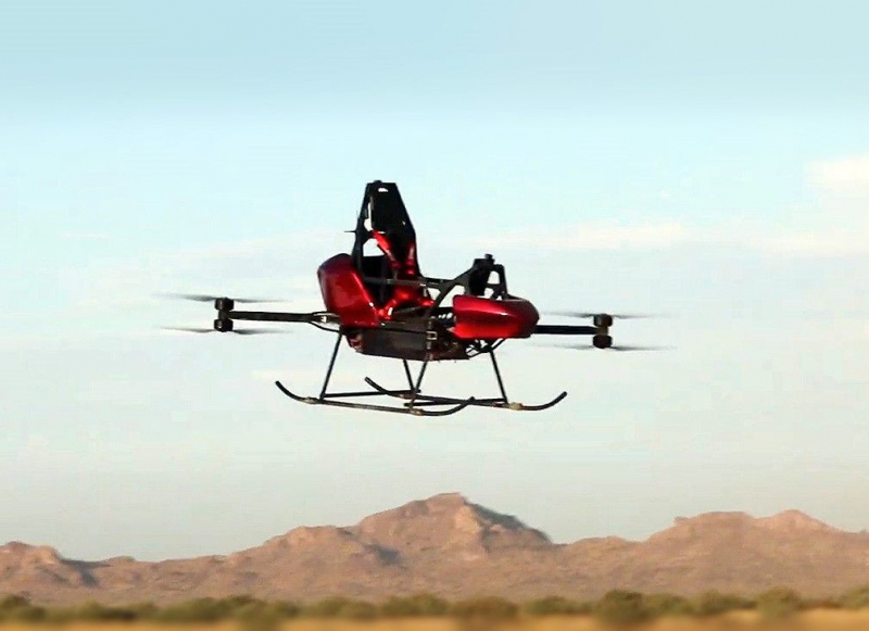 Компания Rotor X представила новый электрический индивидуальный летательный аппарат Dragon