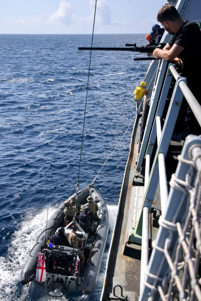 Снайпери Commando зіграли роль у рекордному захопленні Королівським флотом наркотиків у Карибському басейні Авторство: Королівський флот