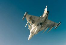 Gripen E зі збільшеною площею крила, фото - Saab