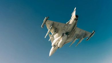 Gripen E зі збільшеною площею крила, фото - Saab