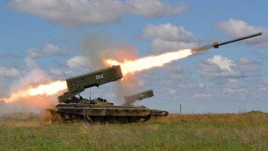 Рашистські самохідні вогнемети ТОС-1А "Солнцепек", ілюстративне фото довоєнних часів