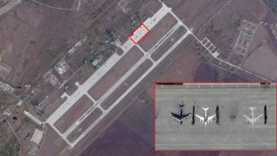 Російські Ту-95МС та хибні цілі на аеродромі "Енгельс", 29 вересня 2023 року, зображення – Planet Labs, наводить портал The Drive