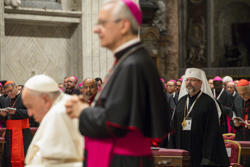 Глава УГКЦ помолився з Папою Римським за мир в Україні та світі в базиліці Святого Петра