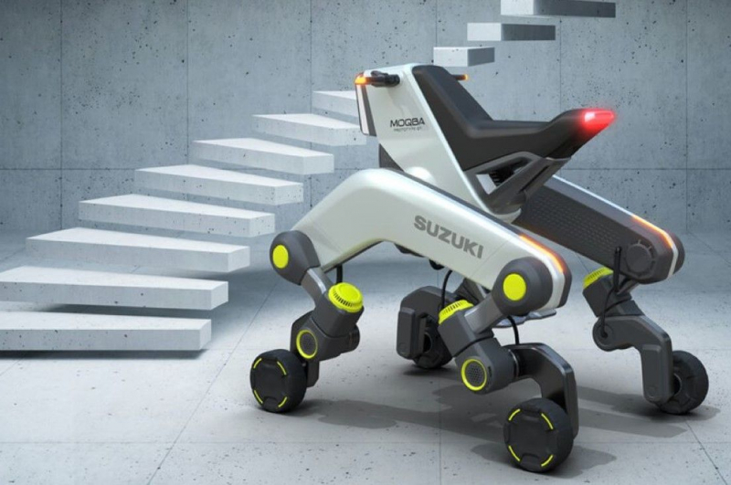 Suzuki представила 4-колесное транспортное средство, способное подниматься по лестнице