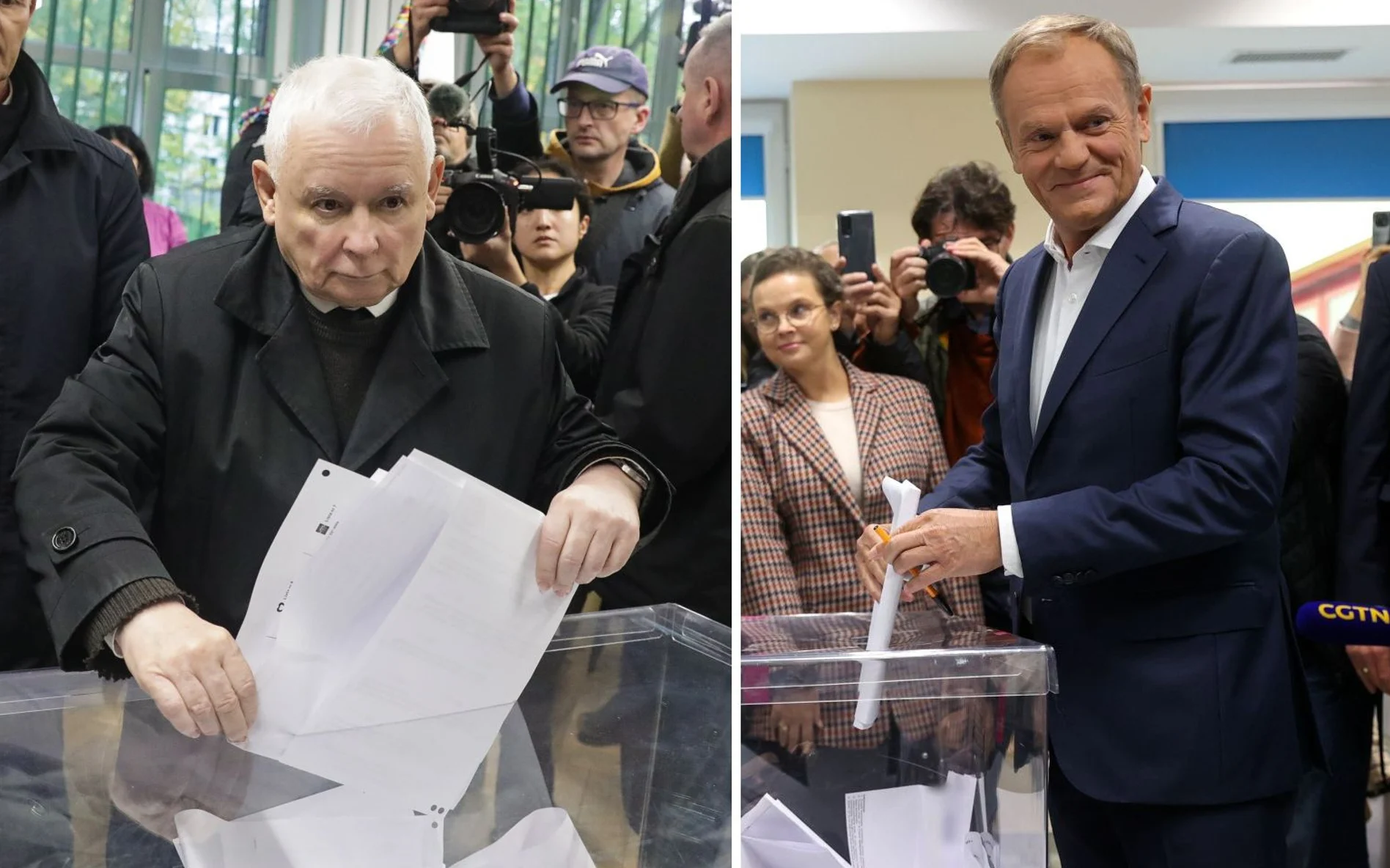 Jarosław Kaczyński i Donald Tusk Світлина: PAP, Leszek Szymański, Tomasz Gzel