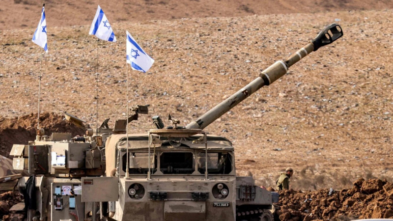 САУ M109 Армії оборони Ізраїлю, жовтень 2023 року, фото наводить AFP