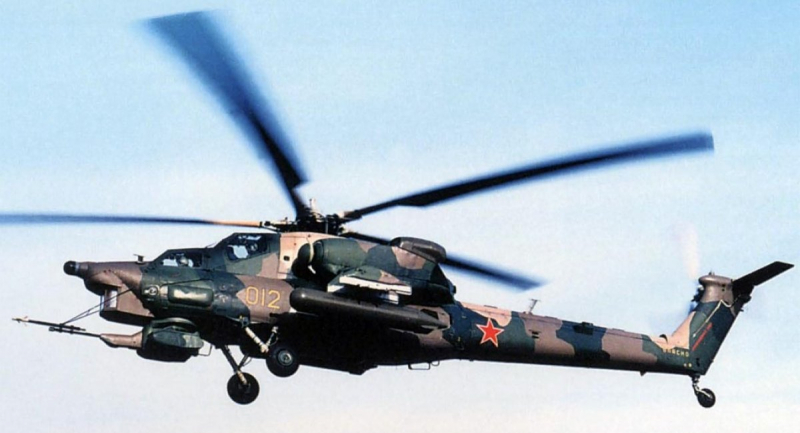Перший дослідний зразок Ми-28 у повітрі, 1982 рік, зображення з відкритих джерел