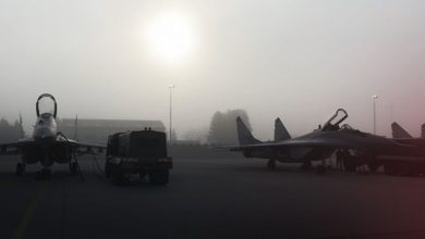 Словацькі МіГ-29SA перед перельотом в Україну, березень 2023 року, скрін-шот з відео Міноборони Словаччини