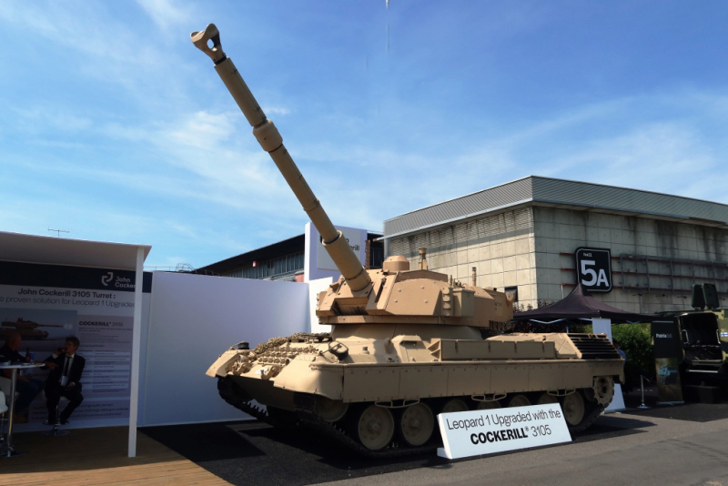 Башта Cockerill 3105 на Leopard 1A5, літо 2022 року, фото - EDR Magazine