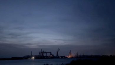 Результат ураження цілі на суднобудівному заводі у тимчасово окупованому місті Керч