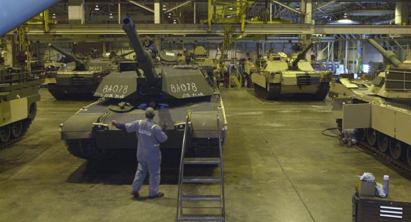 Процес виготовлення M1 Abrams на заводі General Dynamics в Лімі, ілюстративне фото з відкритих джерел