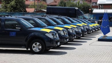 Автомобілі для Держприкордонслужби України від Місії ЄС в Косово. Фото: ДПСУ