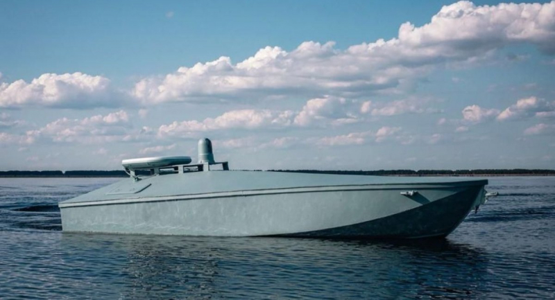Надводний дрон "Мамай", фото — пресслужба Служби безпеки України