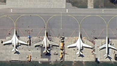Ту-160 і Ту-214 на майданчику КАПО, травень 2023 року, зображення - Airbus/Ben-Reuter