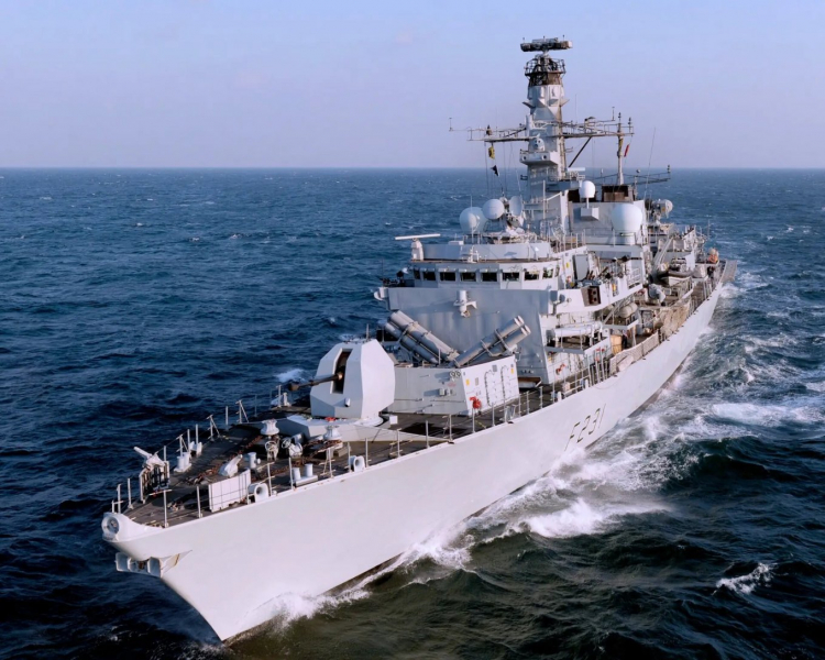 Фрегат HMS Argyll проекту Type 23 , фото ілюстративне, джерело - U.K. Ministry of Defense
