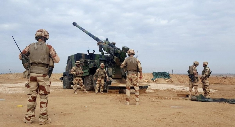 Французькі САУ CAESAR зі складу дивізіону Wagram під час боїв проти ІДІЛ в Іраку, фото - Ministère des Armées