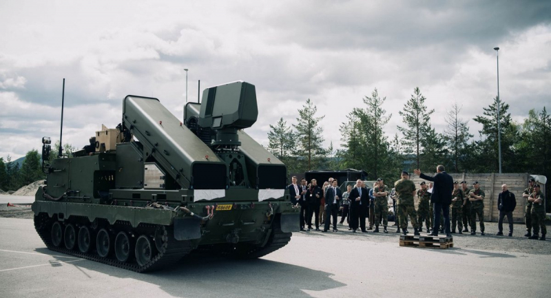 Демонстрація ЗРК малої дальності на базі ACSV G5 для норвезьких військових у травні 2023 року, фото від FMA