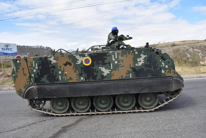 M113 еквадорської армії, ілюстративне фото з відкритих джерел
