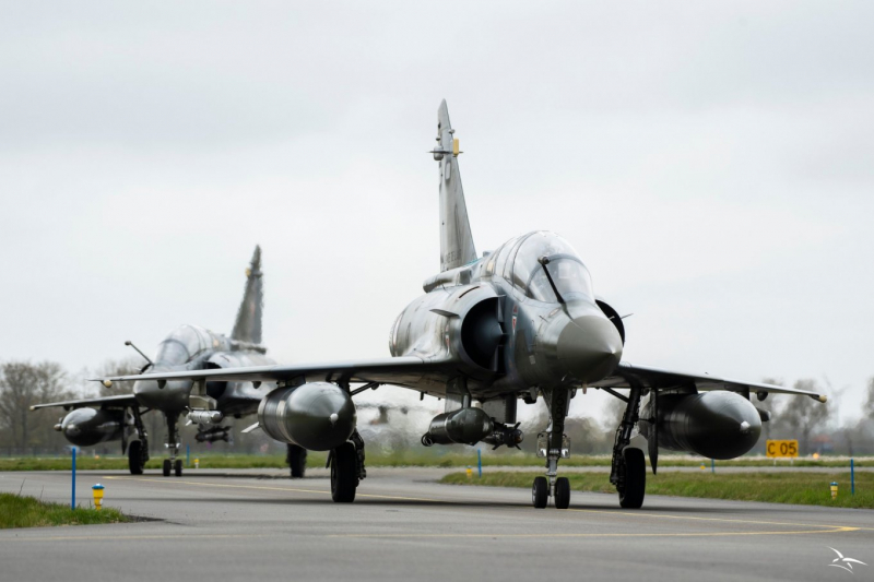 Французькі ударні літаки Mirage 2000D, ілюстративне фото від Dassault Aviation