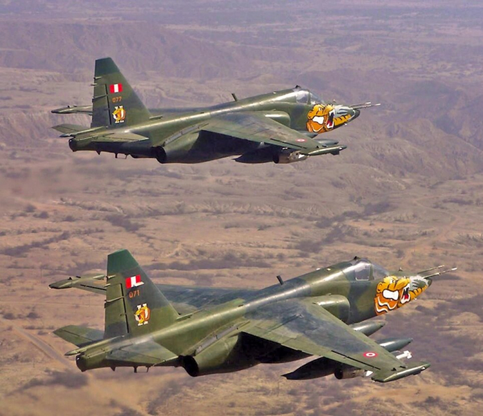 Перуанські Су-25, ілюстративне фото з відкритих джерел