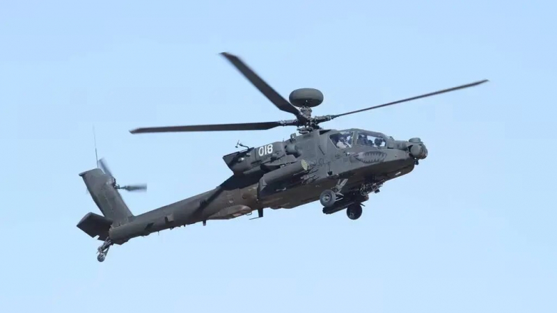 AH-64 Apache зі складу 16-ої бригади армійської авіації Армії США, фото - US Army