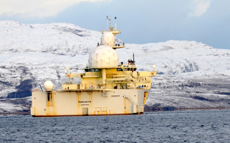 Норвезький розвідувальний корабель Marjata, фото ілюстративне, джерело - Thomas Nilsen