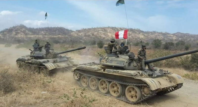 Т-55 збройних сил Перу, ілюстративне фото з відкритих джерел