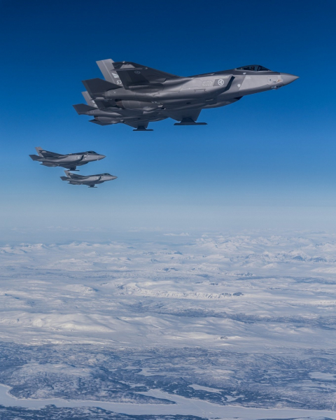 Норвезькі F-35 (фото: Luftforsvaret)