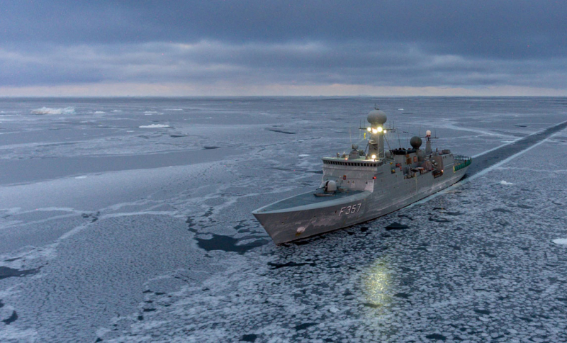 Патрульний корабель проекту Thetis зі складу ВМС Данії, фото ілюстративне, джерело - Forsvaret