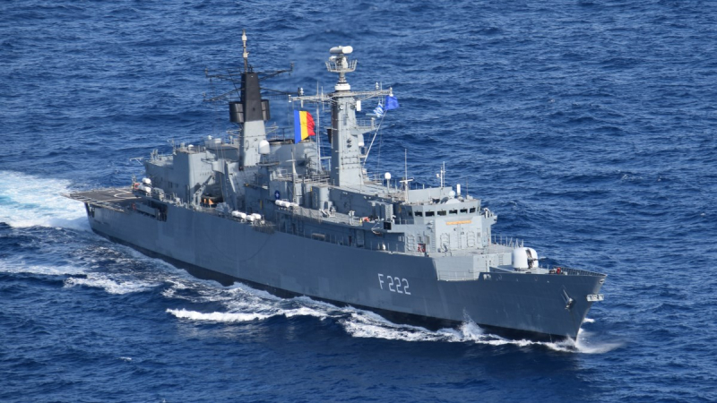 Фрегат Regina Maria ВМС Румунії, що належить до британського проекту Type 22, ілюстративне фото з відкритих джерел