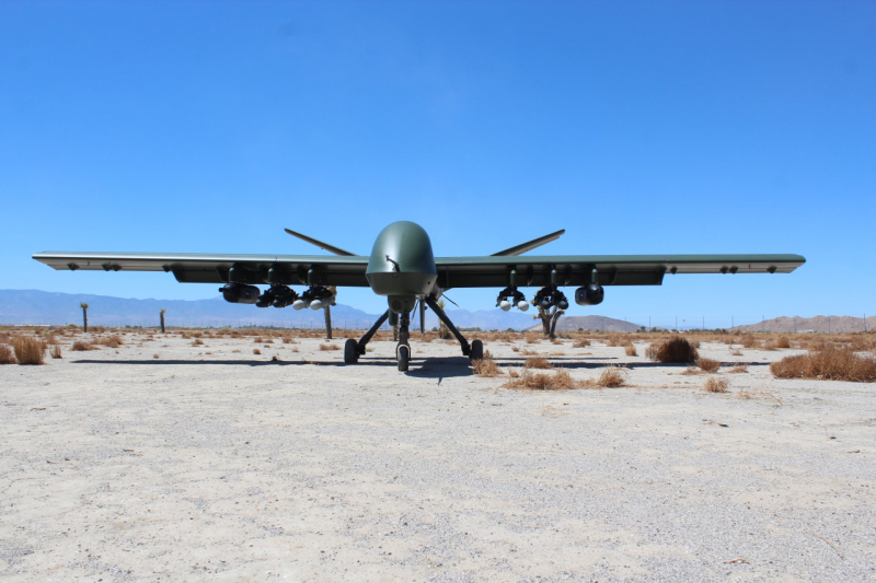 Ударний БПЛА Mojave відстрілявся з Minigun: чому це майже ідеальна дронобійка (відео)