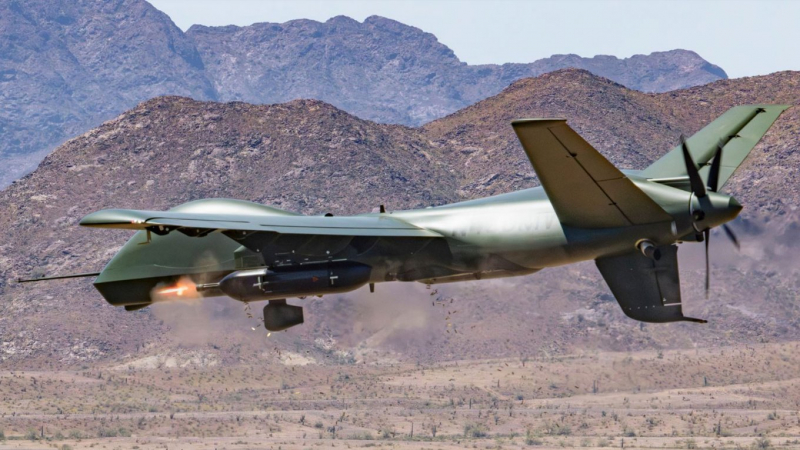 Ударний БПЛА Mojave відстрілявся з Minigun: чому це майже ідеальна дронобійка (відео)