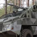 Новітня бронемашина для Сил оборони України, візуально схожа на Mbombe 6x6, квітень 2024 року, стоп-кадр з відео Генштабу ЗСУ