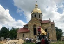 Будівництво храму Святого архистратига Михаїла в с. Олександрівка Херсонської області, фото з інтерактивної карти УГКЦ
